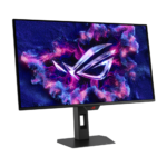 ⁦شاشة ألعاب اسوس روج ستريكس موديل XG27ACDMS مقاس 27 بوصة بدقة QHD (2560 × 1440)، ومعدل تحديث 280 هرتز، وزمن استجابة 0.03 مللي ثانية، ومنفذ HDMI 2.1، وتقنية QD OLED المسطحة - أسود⁩ - الصورة ⁦2⁩