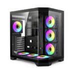 هنتكي كيس كمبيوتر إس 970 ستورم ماكس كرايو إديشن إم-إيه تي إكس مع ٧ مراوح