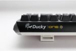 ⁦DUCKY ONE 3 TKL PBT HOT SWAP Blue Switch Cherry RGB Wired Mechanical Gaming Keyboard Arabic - Classic Black⁩ - الصورة ⁦2⁩