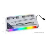 ⁦قاعدة تبريد متعددة الوظائف Dobe TP5-3557 لجهاز PS5 / PS5 Slim⁩ - الصورة ⁦3⁩