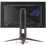 ⁦شاشة ألعاب Asus ROG Swift OLED PG27UCDM مقاس 27 بوصة بدقة 4K QD-OLED، معدل تحديث 240 هرتز، وقت استجابة 0.03 مللي ثانية، HDMI 2.1، AMD FreeSync Premium Pro، متوافقة مع G-SYNC - أسود⁩ - الصورة ⁦2⁩