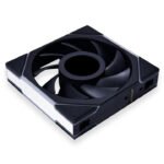 ⁦ليان لي مروحة كيس UNI Fan SL لاسلكية LCD مقاس ١٢٠ مم إضاءة ARGB مع شاشة ١٫٦ بوصة باك ٣ مراوح لون أسود⁩ - الصورة ⁦2⁩