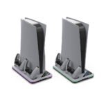 ⁦قاعدة تبريد متعددة الوظائف Dobe TP5-3557 لجهاز PS5 / PS5 Slim⁩ - الصورة ⁦9⁩