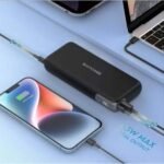 ⁦شاحن محمول راف باور آر بي بي مئتين وواحد برو بسعة عشرين ألف مللي أمبير وقدرة خمسة وستين واط، أسود⁩ - الصورة ⁦5⁩