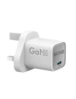 راف باور RP-PC1056 ميني شاحن USB-C GaN بقوة 30 واط ابيض— RP-PC1056W