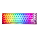 DUCKY ONE 3 كيبورد  SF HOT SWAP - مفاتيح Cherry Blue سلكية بإضاءة RGB - Aura White (تخطيط عربي)