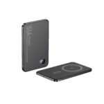 ⁦SIA MagOn Magnetic power bank metal Body PD 20W-Wireless Charging 15W 10000Mah - black⁩ - الصورة ⁦3⁩