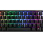 DUCKY ONE 3 MINI PBT HOT SWAP RedSwitch Cherry RGB Wired Mechanical Gaming Keyboard Arabic - Cosmic Red