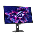 ⁦شاشة ألعاب اسوس روج ستريكس موديل XG27AQDMES مقاس 27 بوصة بدقة QHD (2560 × 1440)، ومعدل تحديث 240 هرتز، وزمن استجابة 0.03 مللي ثانية، ومنفذ HDMI 2.1، وتقنية QD OLED المسطحة - أسود⁩ - الصورة ⁦2⁩