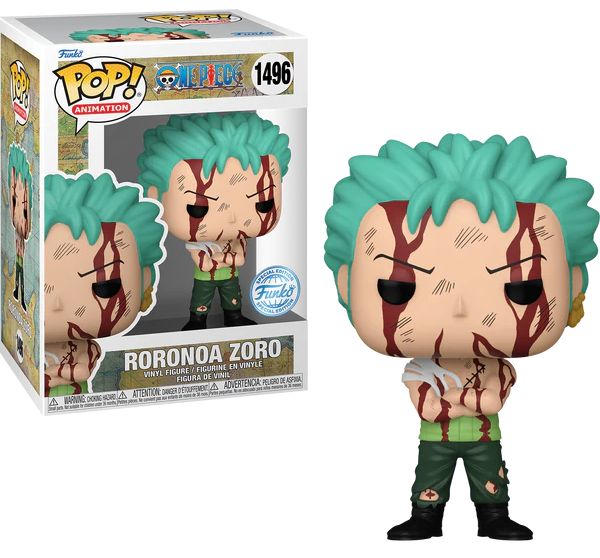 مجسم Funko Pop! Animation من أنمي One Piece لشخصية Zoro نسخة “Nothing Happened” إصدار حصري