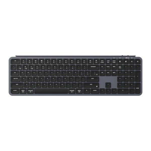 لوحة مفاتيح لاسلكية فائقة النحافة Keychron B6 Pro بلون Space Grey