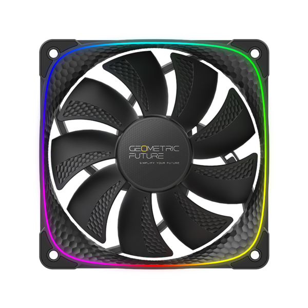 مروحة عكسية Geometric Future Squama 2503R Reverse Blade مقاس 120 ملم - اسود