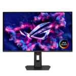 Asus Rog Strix OLED XG27AQDPG 27" QHD (2560x1440), 500Hz Refresh Rate, 0.03ms Response Time GTG,OLED Anti-Flicker 2.0, custom heatsink, G-SYNC® compatible, VESA DisplayHDR Flat Gaming Monitor - Black