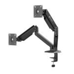 حامل شاشتين مزدوج Sades Viper SA-MS01 (أقصى حجم 32 بوصة/9 كغ لكل ذراع)