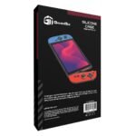 ⁦غطاء حماية سيليكون من GamerTek لجهاز Nintendo Switch 2 – إصدار الأزرق والأحمر⁩ - الصورة ⁦3⁩