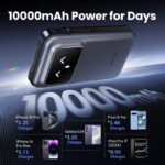 ⁦UGREEN 12000mAh 100W Fast Charging Power Bank 35526B⁩ - الصورة ⁦5⁩