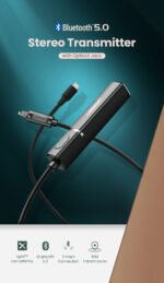 ⁦يوجرين محول إرسال صوت بلوتوث 5.0 بصري — CM150-50213⁩ - الصورة ⁦2⁩