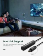 ⁦يوجرين محول إرسال صوت بلوتوث 5.0 بصري — CM150-50213⁩ - الصورة ⁦11⁩