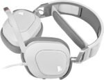 ⁦Corsair HS80 RGB Wired Gaming Headset - White⁩ - الصورة ⁦3⁩