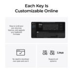 ⁦لوحة مفاتيح لاسلكية فائقة النحافة Keychron B1 Pro بلون Space Grey⁩ - الصورة ⁦8⁩