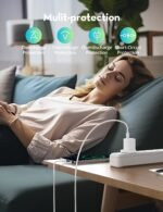 ⁦راف باور RP-PC1056 ميني شاحن USB-C GaN بقوة 30 واط ابيض— RP-PC1056W⁩ - الصورة ⁦4⁩