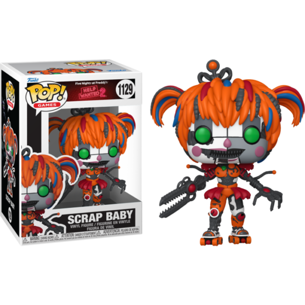مجسم Funko Pop! Games من لعبة Five Nights at Freddy’s HW2 لشخصية Scrap Baby
