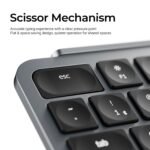 ⁦لوحة مفاتيح لاسلكية فائقة النحافة Keychron B1 Pro بلون Space Grey⁩ - الصورة ⁦4⁩
