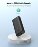 ⁦راف باور باور بانك بسعة 10000 مللي أمبير بقدرة 20 واط - أسود⁩ - الصورة ⁦2⁩