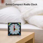⁦مكبر صوت بلوتوث دايفوم تايم بوكس ايفو مع شاشة عرض رسوم متحركة LED بحجم 16*16 - أسود⁩ - الصورة ⁦6⁩