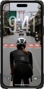 ⁦يو إيه جي كفر آيفون ١٧ برو ماكس بلازما إكس تي إي مع ماج سيف - أسود / برتقالي⁩ - الصورة ⁦7⁩