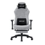 كرسي الألعاب AndaSeat Luna Series مع مسند قدم – قماش رمادي