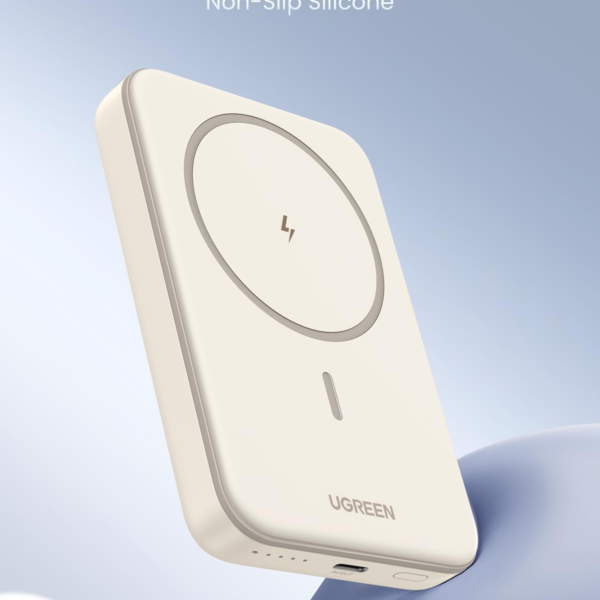 UGREEN 10000mAh PD-20W Magnetic Wireless15W Power Bank - Beige PB561