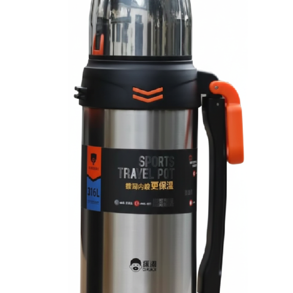 قارورة دي كادي KD9113-2500S سعة 2.5 لتر – فضي