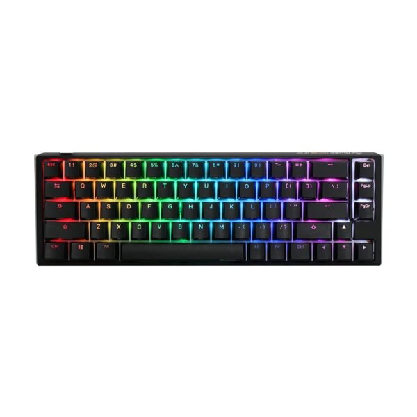 لوحة مفاتيح Ducky ONE 3 SF ميكانيكية قابلة لتبديل السويتشات مع إضاءة RGB وسويتش Cherry MX Red