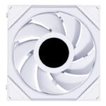 ⁦مراوح LIAN LI UNI FAN SL Wireless LCD Reverse Blade 120mm ARGB مع شاشة LCD بحجم 1.6 بوصة – عبوة 3 مراوح – أبيض⁩ - الصورة ⁦3⁩