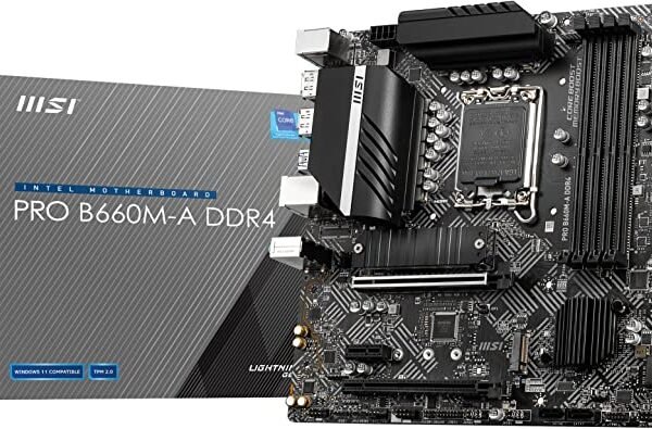 اللوحة الأم MSI PRO B660M-A DDR4 LGA 1700 MATX
