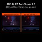 ⁦شاشة ألعاب Asus ROG Swift OLED PG27UCDM مقاس 27 بوصة بدقة 4K QD-OLED، معدل تحديث 240 هرتز، وقت استجابة 0.03 مللي ثانية، HDMI 2.1، AMD FreeSync Premium Pro، متوافقة مع G-SYNC - أسود⁩ - الصورة ⁦7⁩