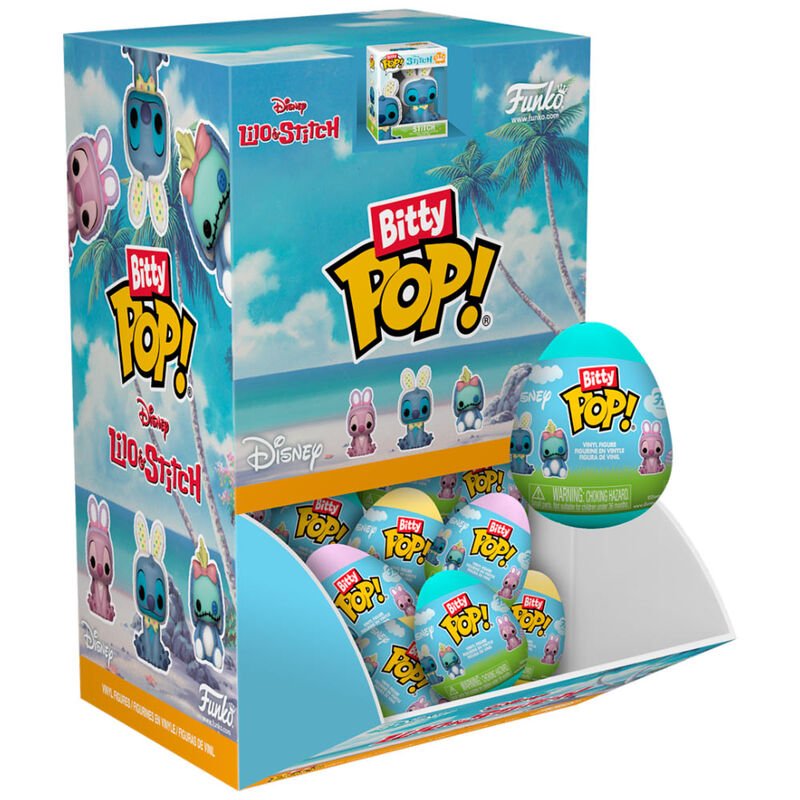 859f310376fe533a00a4378fca803d33.jpg BITTY POP! ديزني: ليلو وستيتش – بيض مفاجآت (قطع فردية) عرض 24 قطعة PDQ (يُباع بالقطعة) - الصورة 1