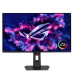 شاشة ألعاب اسوس روج ستريكس موديل XG27ACDMS مقاس 27 بوصة بدقة QHD (2560 × 1440)، ومعدل تحديث 280 هرتز، وزمن استجابة 0.03 مللي ثانية، ومنفذ HDMI 2.1، وتقنية QD OLED المسطحة - أسود