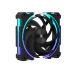 إليسي مروحة كيس آي دبليو ١٢ بلس بضغط هواء عالٍ، أسود، مع مزامنة إيه آر جي بي