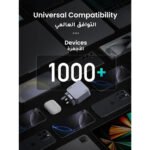 ⁦شاحن يو جرين نكسود برو سريع بتقنية GaN بأربعة منافذ 160 واط، مجموعة UK25878 X763-25878 (كويتي)⁩ - الصورة ⁦5⁩