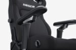 ⁦كرسي الألعاب AndaSeat Kaiser 4 الجديد بقماش الكتّان مع مساند ذراع 6D – مقاس XL – لون اسود⁩ - الصورة ⁦5⁩