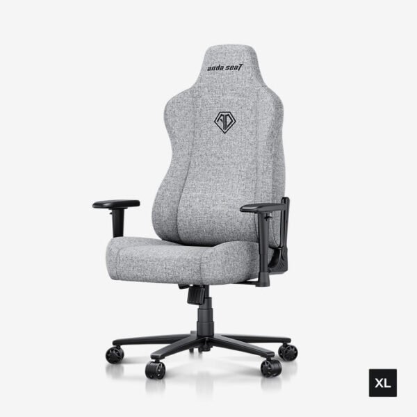 كرسي الألعاب AndaSeat Novis Series المريح – مقاس XL  فايبررمادي | مناسب لطول 165–210 سم | وزن 35–120 كجم