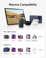 ⁦باور بانك أنكر نانو (30 واط، كابل USB-C مدمج) 10000 PD - أسودA1259H11⁩ - الصورة ⁦4⁩