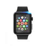 ⁦لاصقة حماية شاشة 3D HD من Green لساعة Apple Watch مقاس 45 ملم – أسود (الموديل GN3DWHD45CL)⁩ - الصورة ⁦3⁩