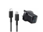 شاحن أنكر 323 مع كابل 322 USB-C إلى USB-C (33 واط، 3 قدم) - أسود B2331K11