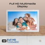 ⁦إطار صور رقمي ذكي بشاشة 10.1 بوصة مع اتصال لاسلكي، لون أبيض⁩ - الصورة ⁦2⁩