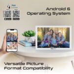 ⁦إطار صور رقمي ذكي بشاشة 10.1 بوصة مع اتصال لاسلكي، لون أبيض⁩ - الصورة ⁦7⁩