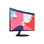 ⁦Samsung 24" Curved VA, FHD, 75Hz Led Monitor with HDMI,VGA - LS24C360EAMXUE⁩ - الصورة ⁦2⁩