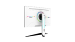 ⁦ساديس شاشة العاب منحنية VA موديل SA-C01Q27W, مقاس 27 بوصة, QHD (2K) 2560x1440, معدل تحديث 180 هيرتز, استجابة 1 ملي ثانية, HDMI 2.1 - ابيض⁩ - الصورة ⁦3⁩